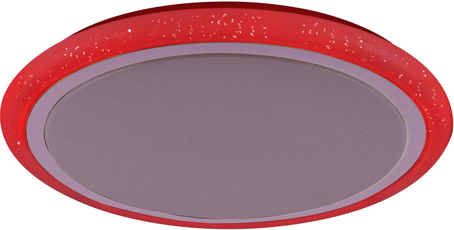 LeuchtenDirekt Luisa 15230-16 LED-Deckenleuchte Weiß 42W RGBW Leuchtfarbe einstellbar, Memory-Funktion, Mit Sterneneffekt, Mit