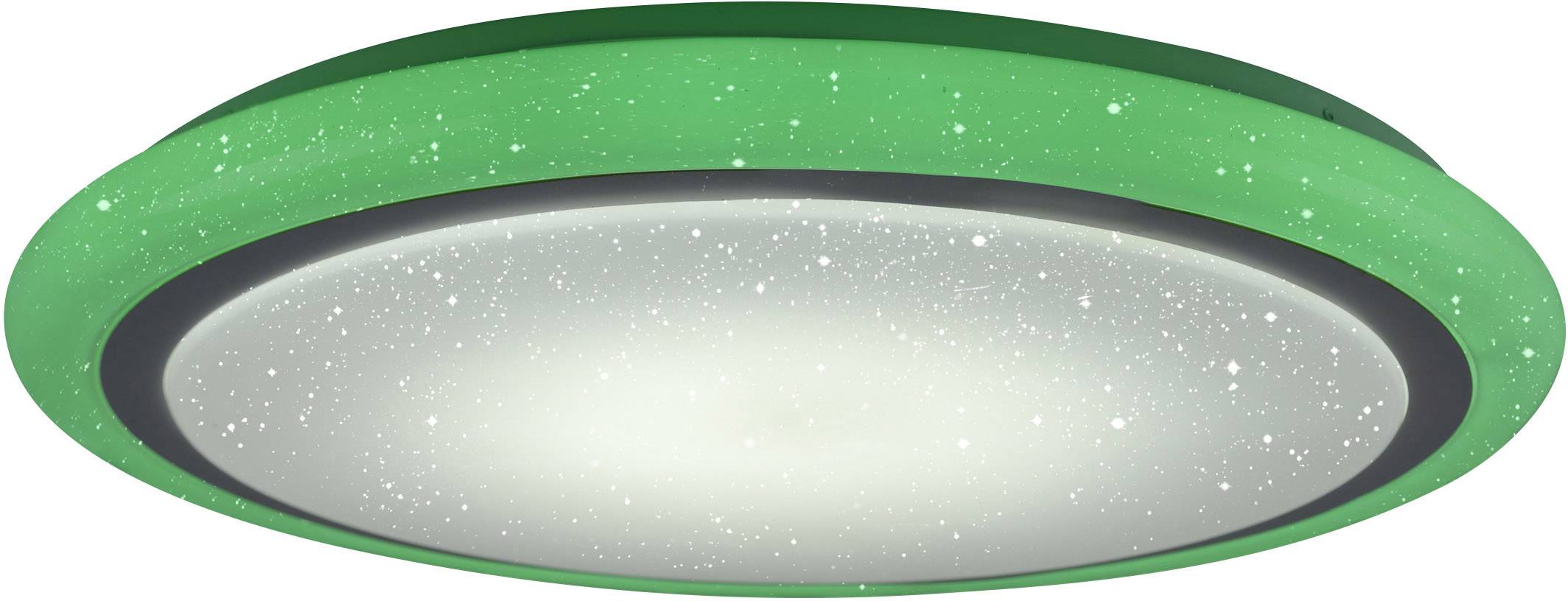 LeuchtenDirekt Luisa 15230-16 LED-Deckenleuchte Weiß 42W RGBW Leuchtfarbe einstellbar, Memory-Funktion, Mit Sterneneffekt, Mit