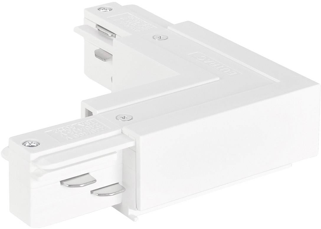 Eutrac 1001521 Hochvolt-Schienensystem-Komponente L-Verbinder EUTRAC L-Verbinder Erde innen, weiss Verkehrsweiß