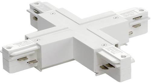 Image of Eutrac 1001522 Hochvolt-Schienensystem-Komponente X-Verbinder X-Verbinder, weiss Verkehrsweiß