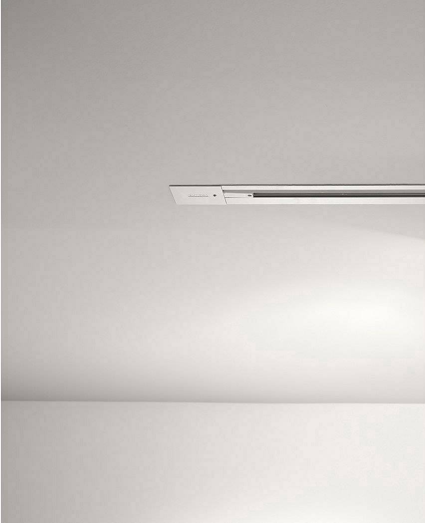 Eutrac 1001531-2 Hochvolt-Schienensystem-Komponente Stromschiene 3-Phasen Einbauschiene weiss 2m Weiß