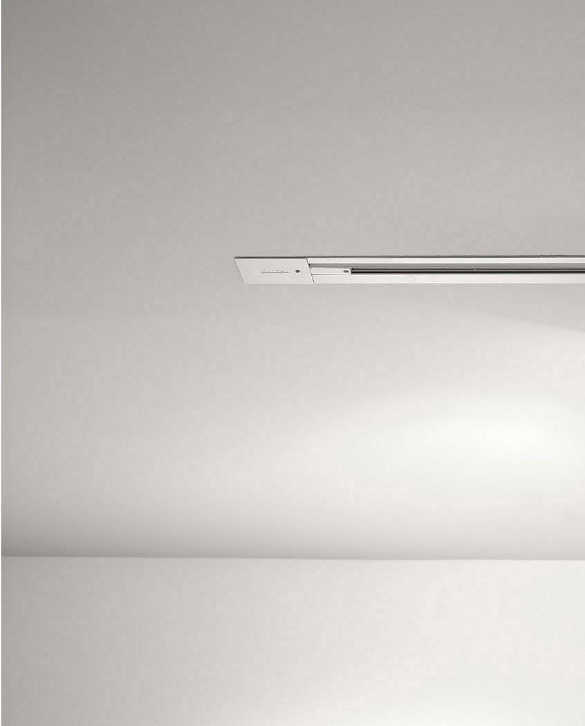 Eutrac 1001532 Hochvolt-Schienensystem-Komponente Stromschiene 3-Phasen Einbauschiene weiss 3m Weiß