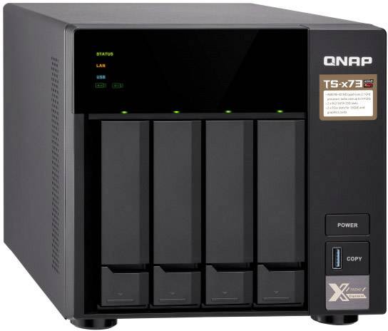 QNAP TS-473 NAS-Server Gehäuse  4 Bay 2x M.2 Steckplatz TS-473-4G