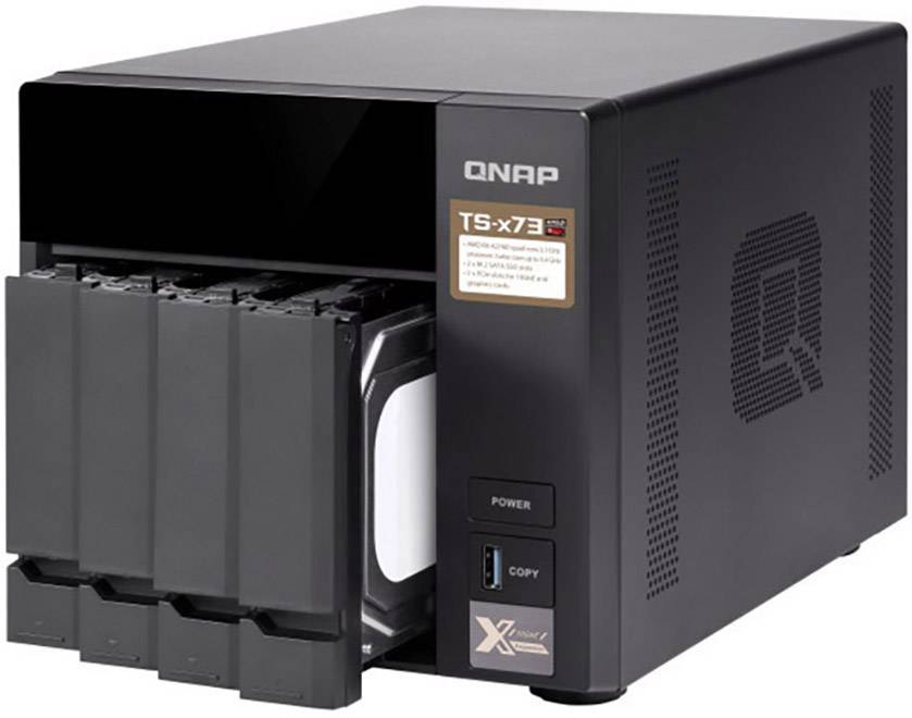 QNAP TS-473 NAS-Server Gehäuse  4 Bay 2x M.2 Steckplatz TS-473-4G