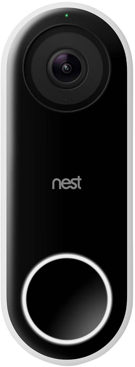 Nest Hello Video IP-Video-Türsprechanlage Bluetooth®, WLAN Außeneinheit 1 Familienhaus Schwarz, Weiß
