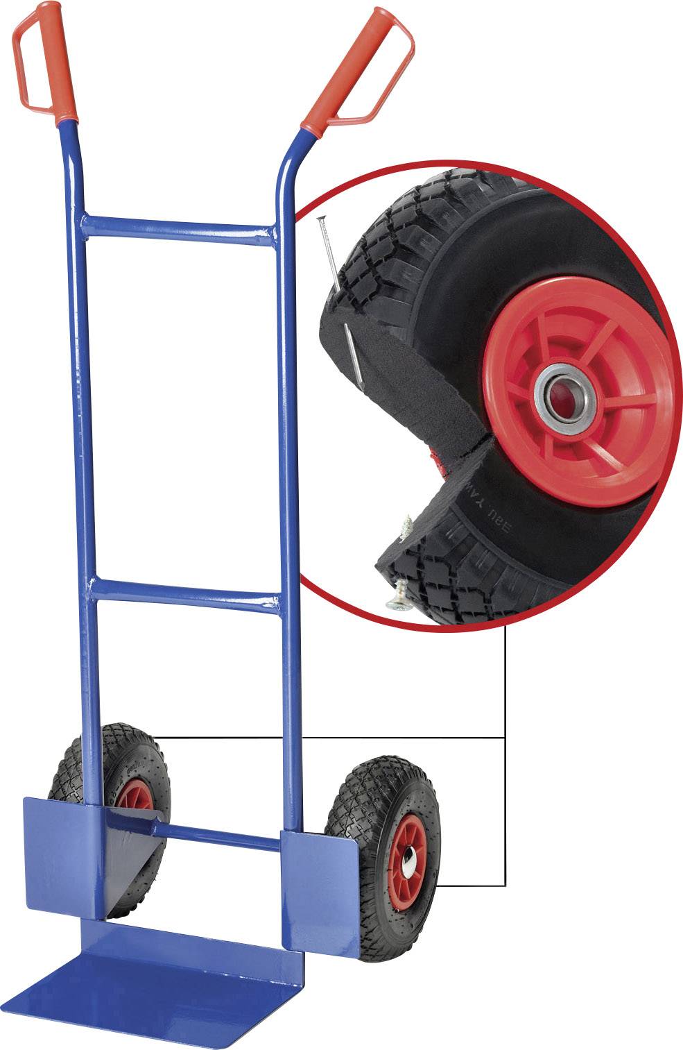 pro-bau-tec® Junior PU 10020 Sackkarre Stahl pulverbeschichtet Traglast (max.): 200 kg