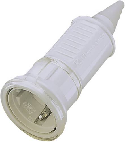 MENNEKES 10751 Schutzkontaktkupplung Kunststoff 230V Weiß IP44