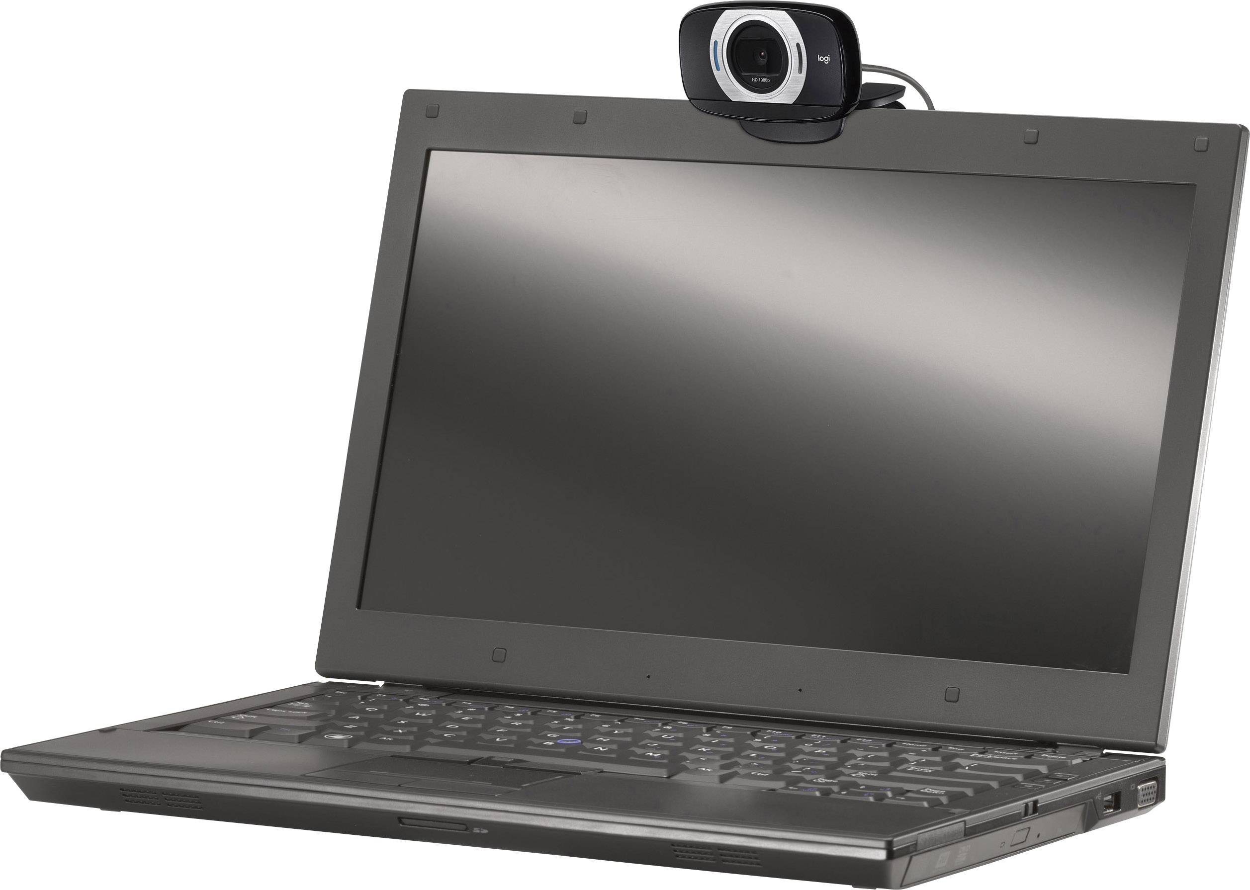 Logitech C615 Full HD-Webcam 1920 x 1080 Pixel Standfuß, Klemm-Halterung