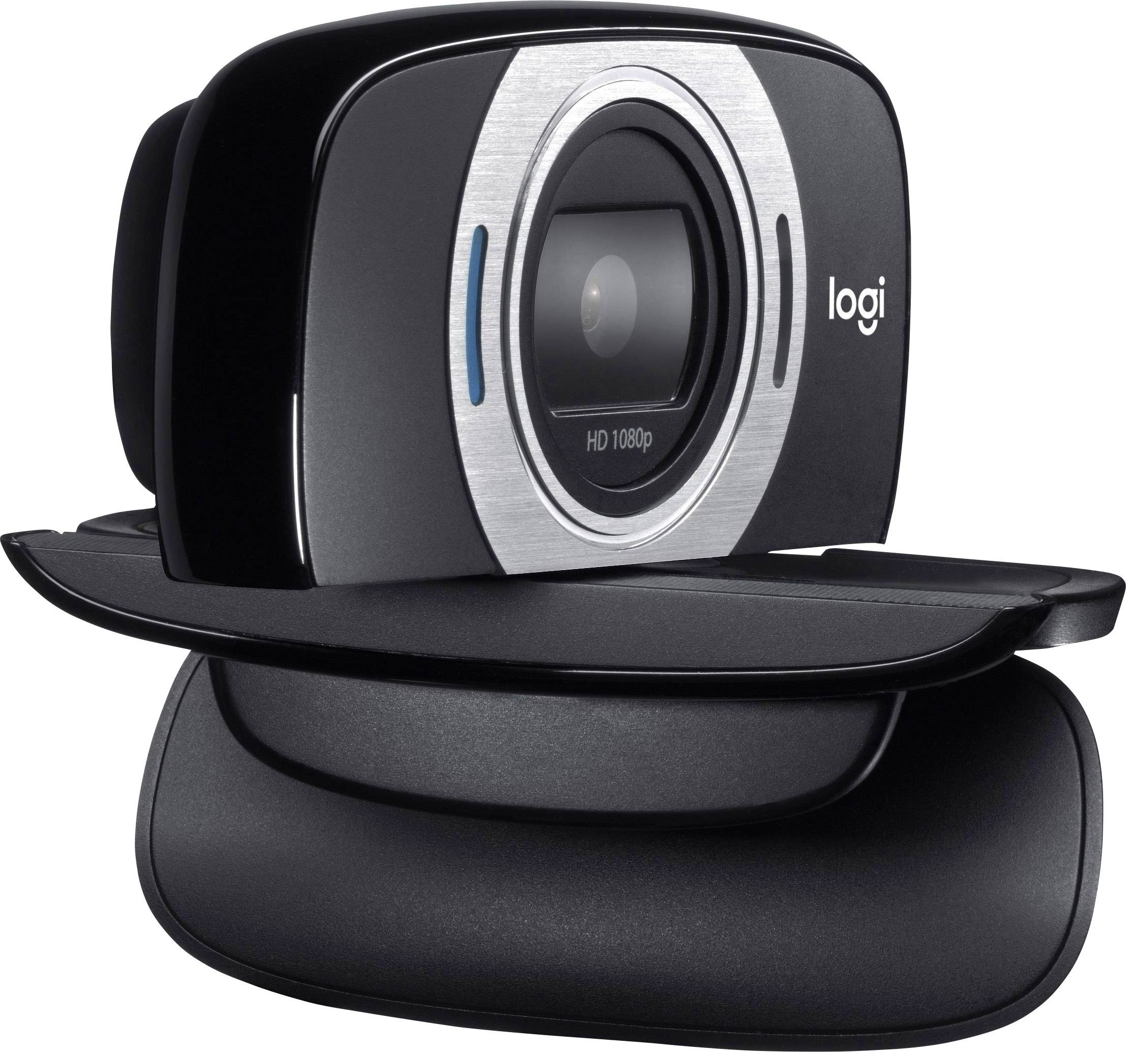 Logitech C615 Full HD-Webcam 1920 x 1080 Pixel Standfuß, Klemm-Halterung