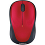 Logitech M235 Wireless mouse Radio Optical Red/black 3 Buttons 1000 dpi