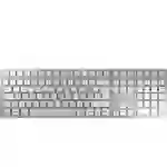 CHERRY KC6000 USB Tastatur Deutsch, QWERTZ Silber CHERRY KC6000 USB Tastatur Deutsch, QWERTZ Silber