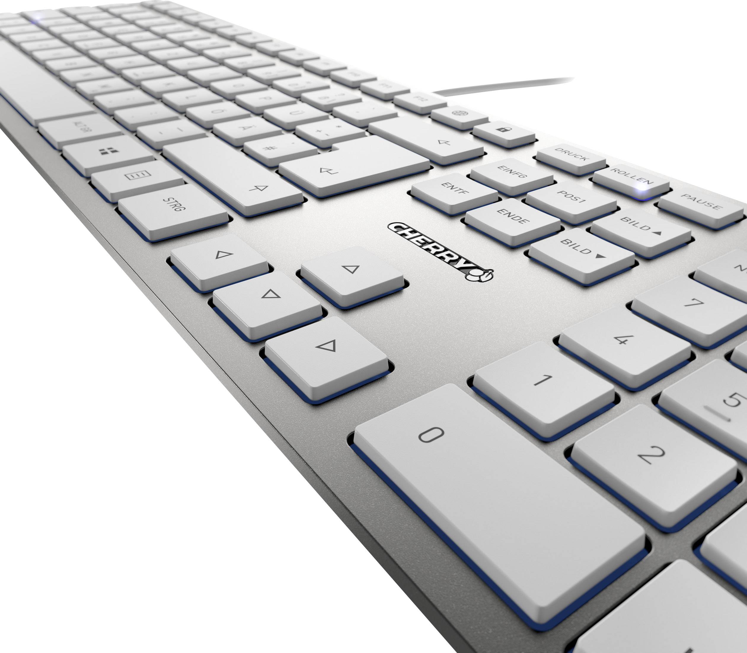 CHERRY KC6000 USB Tastatur Deutsch, QWERTZ Silber