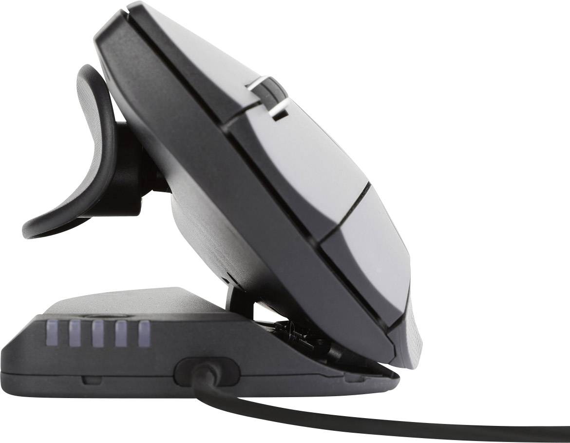 Contour Design Unimouse Left Ergonomische Maus USB Schwarz 7 Tasten Ergonomisch