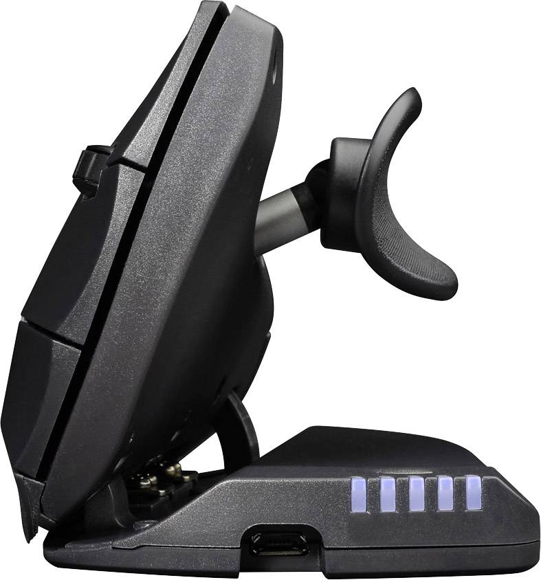 Contour Design Unimouse Right Wireless Ergonomische Maus Funk Schwarz 7 Tasten Ergonomisch, Wiederaufladbar