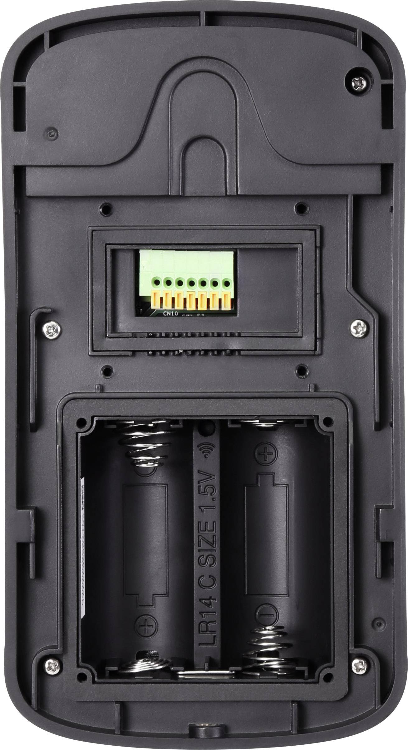 Sygonix EM-4159 Video-Türsprechanlage Funk Komplett-Set Silber, Weiß, Schwarz