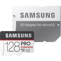 Samsung Pro Endurance microSDXC-Karte 128GB Class 10, UHS-I inkl. SD-Adapter, 4K-Videounterstützung Samsung Pro Endurance microSDXC-Karte 128GB Class 10, UHS-I inkl. SD-Adapter, 4K-Videounterstützung