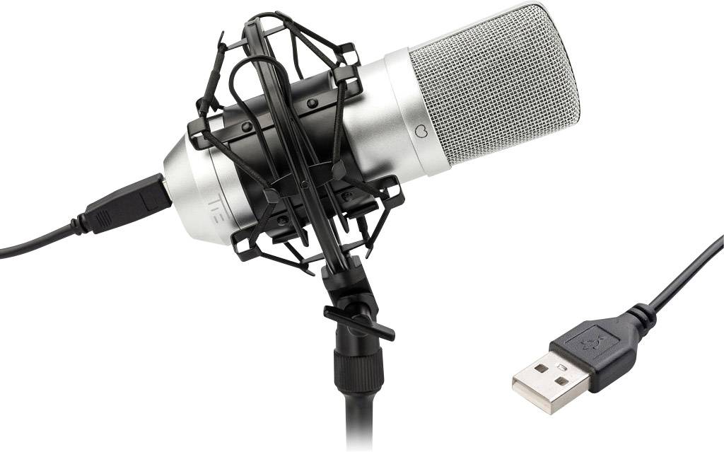 Tie Studio Condenser Mic WH USB-Studiomikrofon Übertragungsart (Details):Kabelgebunden inkl Spinne, inkl. Kabel USB Kabelgebunden
