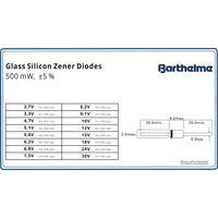 Barthelme Dioden-Sortiment 00430342 160St. Barthelme Dioden-Sortiment 00430342 160St.