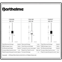 Barthelme 00430345 Brückengleichrichter Barthelme 00430345 Brückengleichrichter