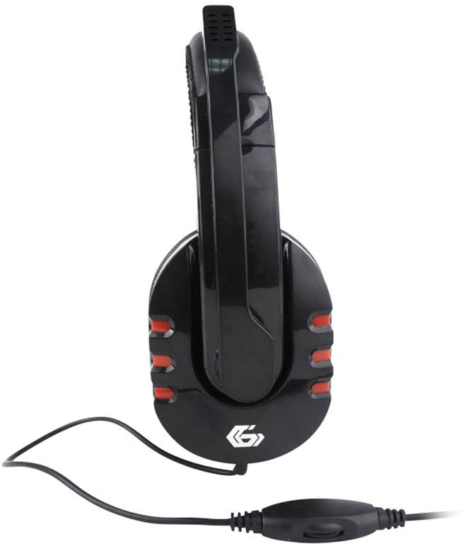 Gembird GHS-402 Over Ear Headset kabelgebunden Stereo Schwarz Lautstärkeregelung, Mikrofon-Stummschaltung Gaming