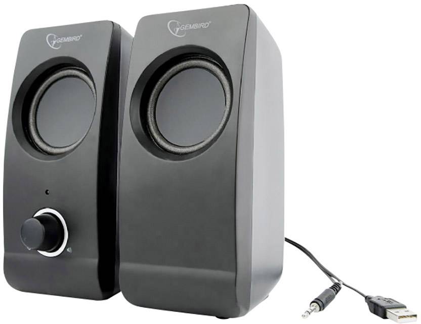 Gembird SPK-DU-01 2.0 PC-Lautsprecher Kabelgebunden 6W Schwarz