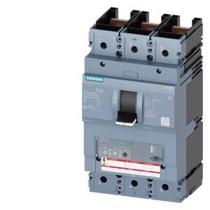 Leistungsschalter mit grauem Gehäuse, schwarzem Kippschalter und Siemens-Logo, verwendet zur elektrischen Schutzschaltung.