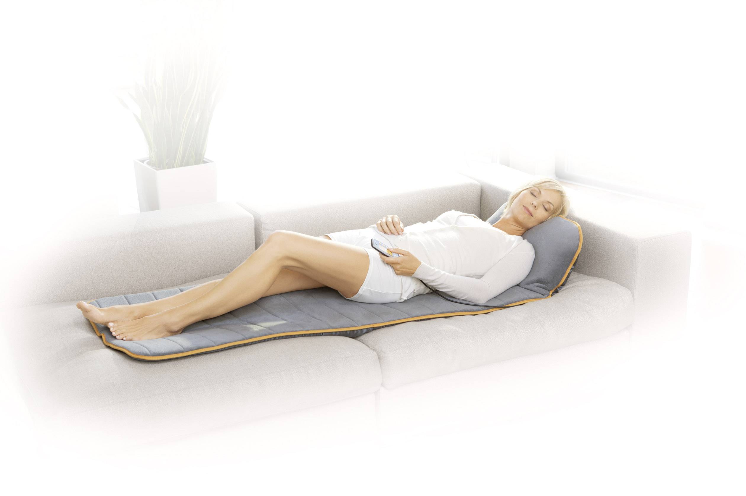Medisana MM 825 Massagematte 14.4W Grau, Orange