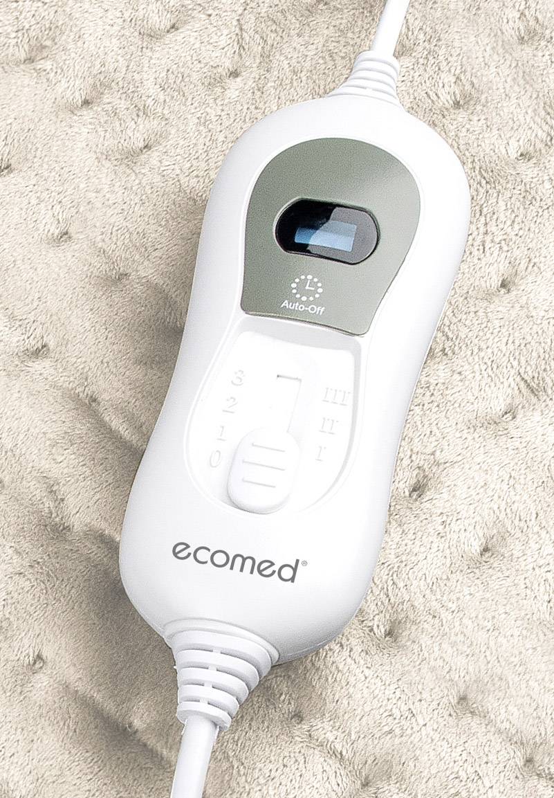 Ecomed HP-40E Heizkissen 100 W Beige, Weinrot