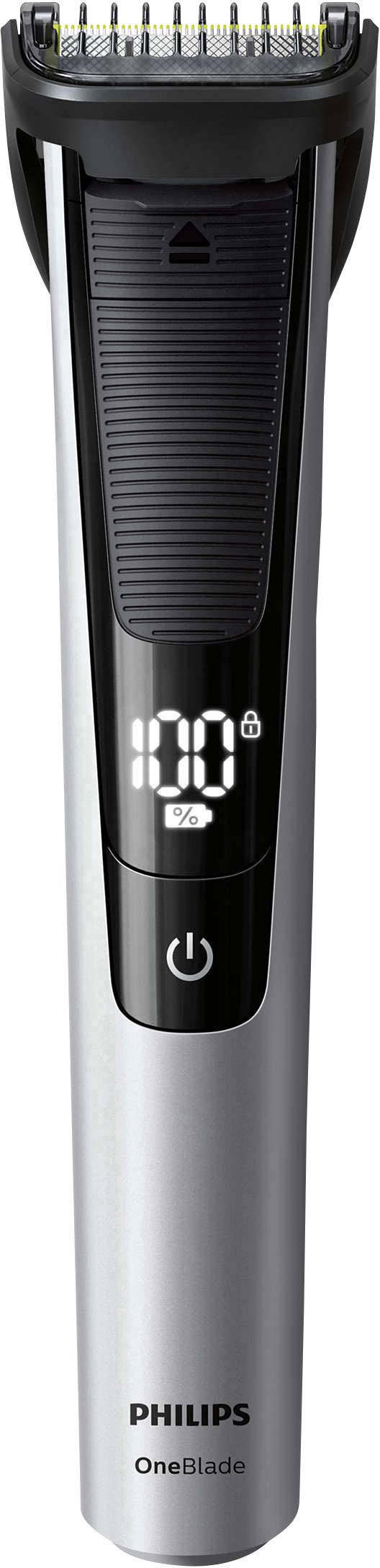 Philips OneBlade QP6620/20 Bartschneider, Körperhaartrimmer abwaschbar Schwarz, Silber