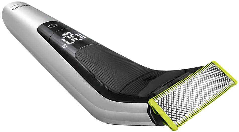 Philips OneBlade QP6620/20 Bartschneider, Körperhaartrimmer abwaschbar Schwarz, Silber