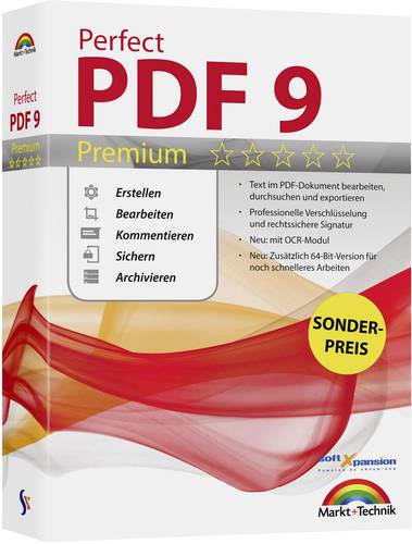 Markt Technik Perfect PDF 9 Premium Vollversion, 1 Lizenz Windows PDF Software  - Onlineshop Voelkner