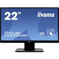 Iiyama ProLite T2252MSC Touchscreen-Monitor EEK: F (A - G) 54.6cm (21.5 Zoll) 1920 x 1080 Pixel 16:9 7 ms VGA, HDMI®, DisplayPort Iiyama ProLite T2252MSC Touchscreen-Monitor EEK: F (A - G) 54.6cm (21.5 Zoll) 1920 x 1080 Pixel 16:9 7 ms VGA, HDMI®, DisplayPort