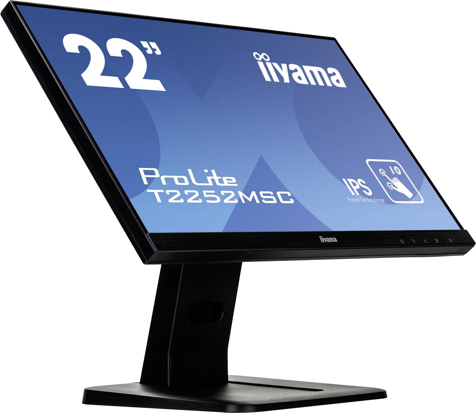 Iiyama ProLite T2252MSC Touchscreen-Monitor EEK: F (A - G) 54.6cm (21.5 Zoll) 1920 x 1080 Pixel 16:9 7 ms VGA, HDMI®, DisplayPort