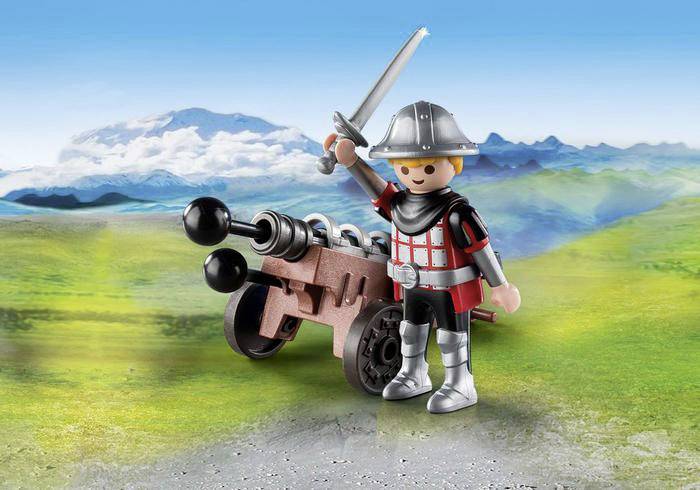 Playmobil Ritter mit Kanone
