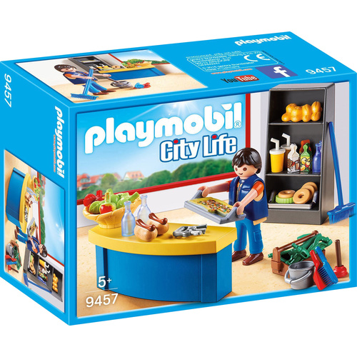 Playmobil Hausmeister mit Kiosk