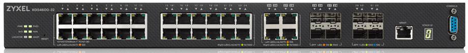 Zyxel XGS4600-32 - Switch - L3 - managed - 24 x 10/100/1000 + 4 x Kombi-Gigabit-SFP + 4 x 10 Gigabit SFP+