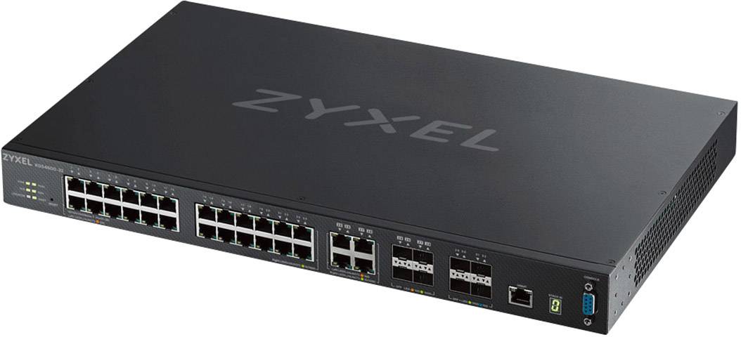 Zyxel XGS4600-32 - Switch - L3 - managed - 24 x 10/100/1000 + 4 x Kombi-Gigabit-SFP + 4 x 10 Gigabit SFP+