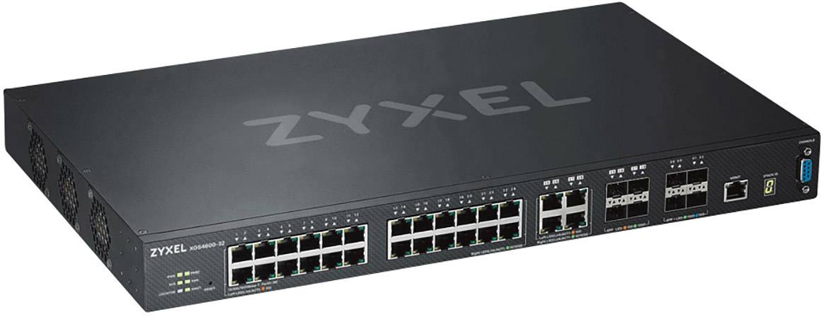 Zyxel XGS4600-32 - Switch - L3 - managed - 24 x 10/100/1000 + 4 x Kombi-Gigabit-SFP + 4 x 10 Gigabit SFP+