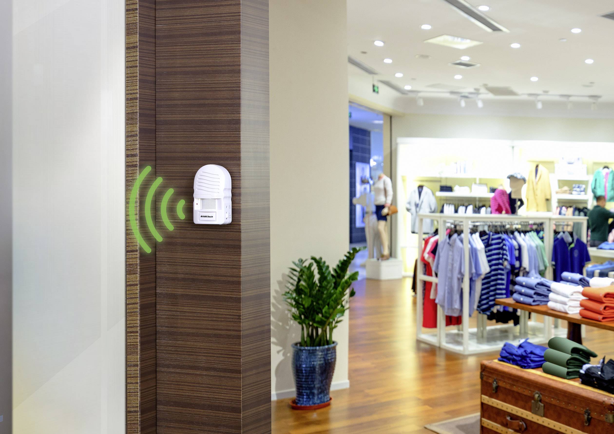 Basetech Durchgangsmelder BT-TG425  Weiß   72 dB BT-1707620