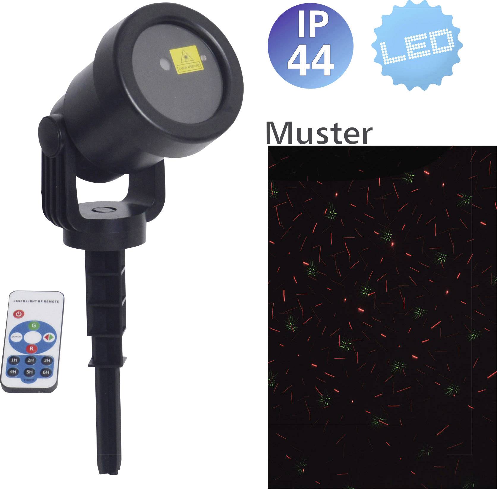 Näve 5200861 Gartenlaser Schwarz