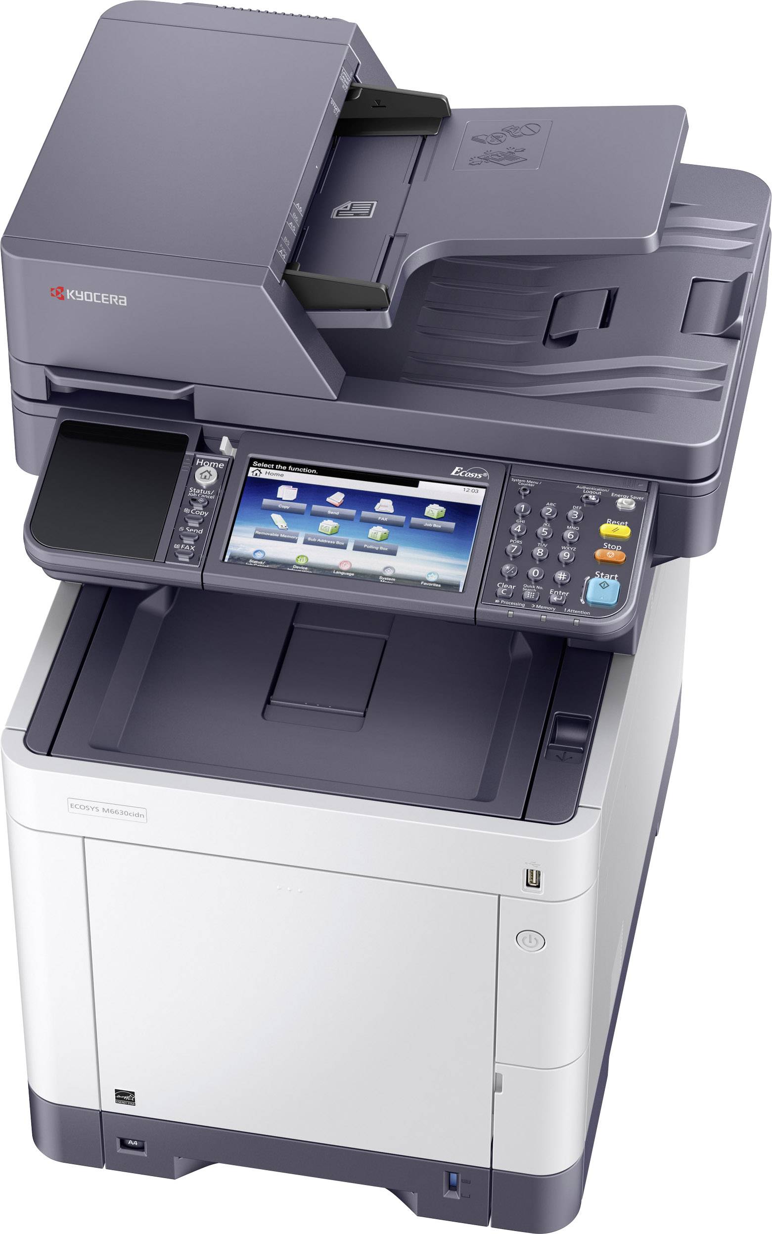 Kyocera ECOSYS M6630cidn Farblaser Multifunktionsdrucker A4 Drucker, Scanner, Kopierer, Fax LAN, Duplex, Duplex-ADF