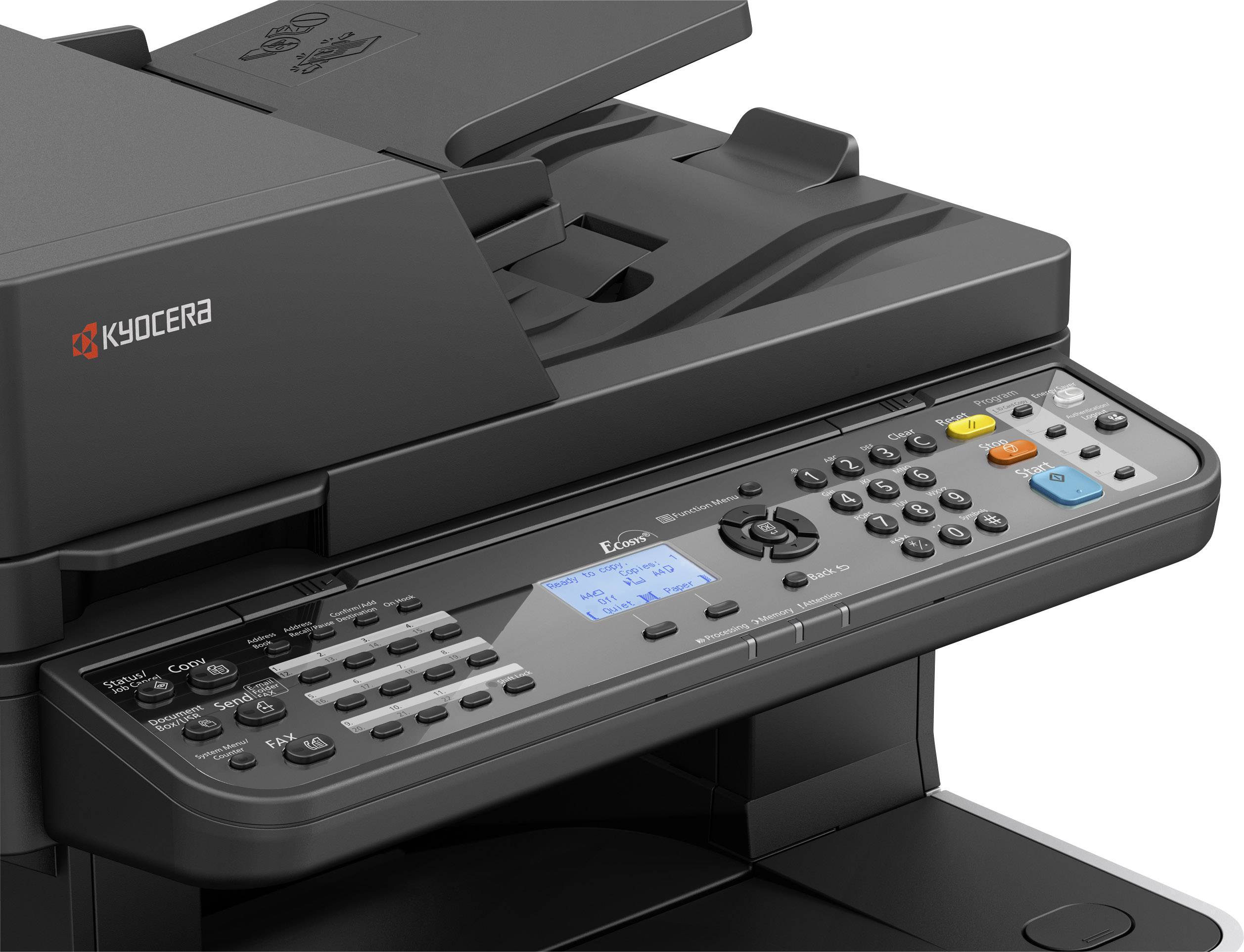 Kyocera ECOSYS M3645dn KL3 Schwarzweiß Laser Multifunktionsdrucker A4 Drucker, Scanner, Kopierer, Fax LAN, Duplex, Duplex-ADF