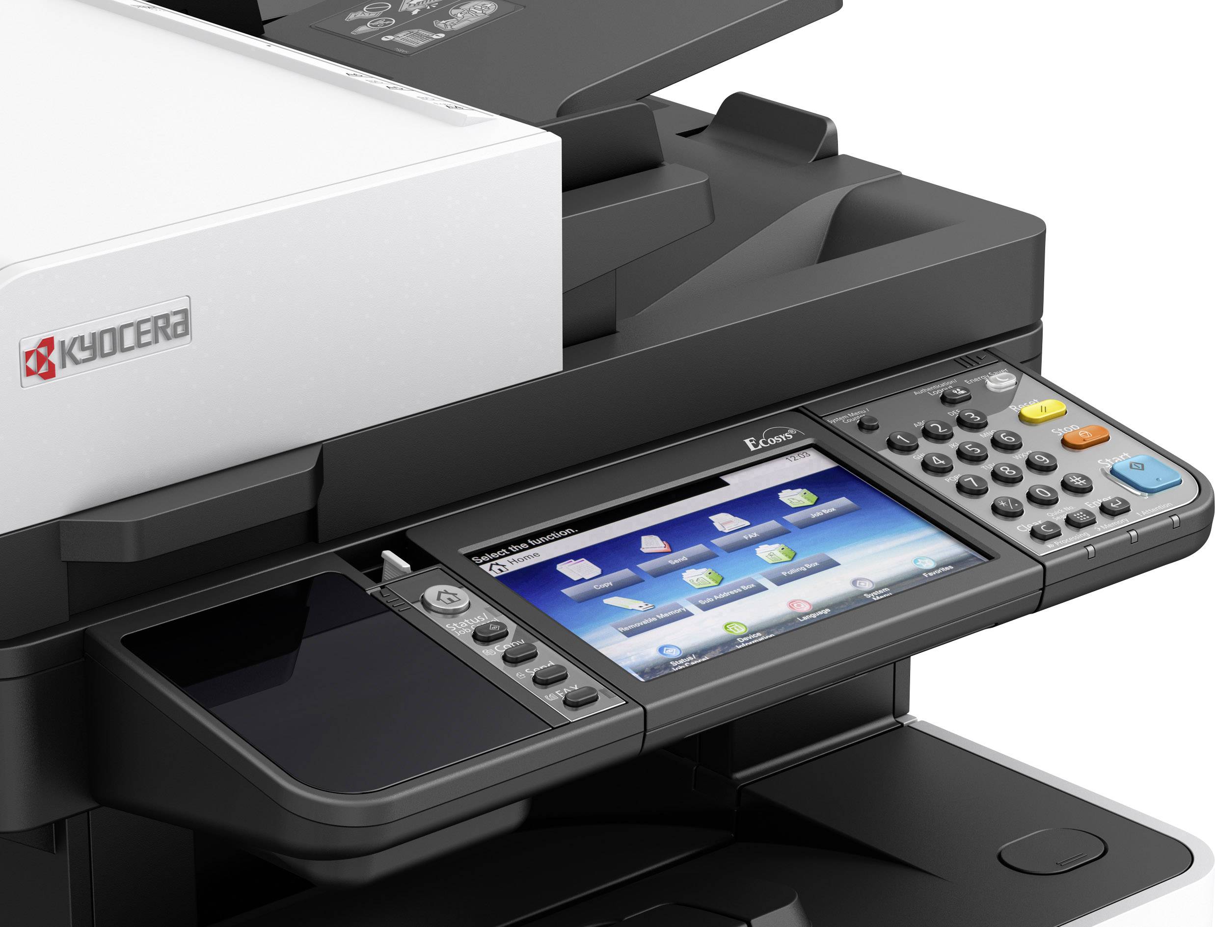 Kyocera ECOSYS M3655idn/KL3 Multifunktionsdrucker Laser Schwarz-Weiß A4 Drucker, Scanner, Kopierer, Fax LAN, Duplex, Duplex-ADF