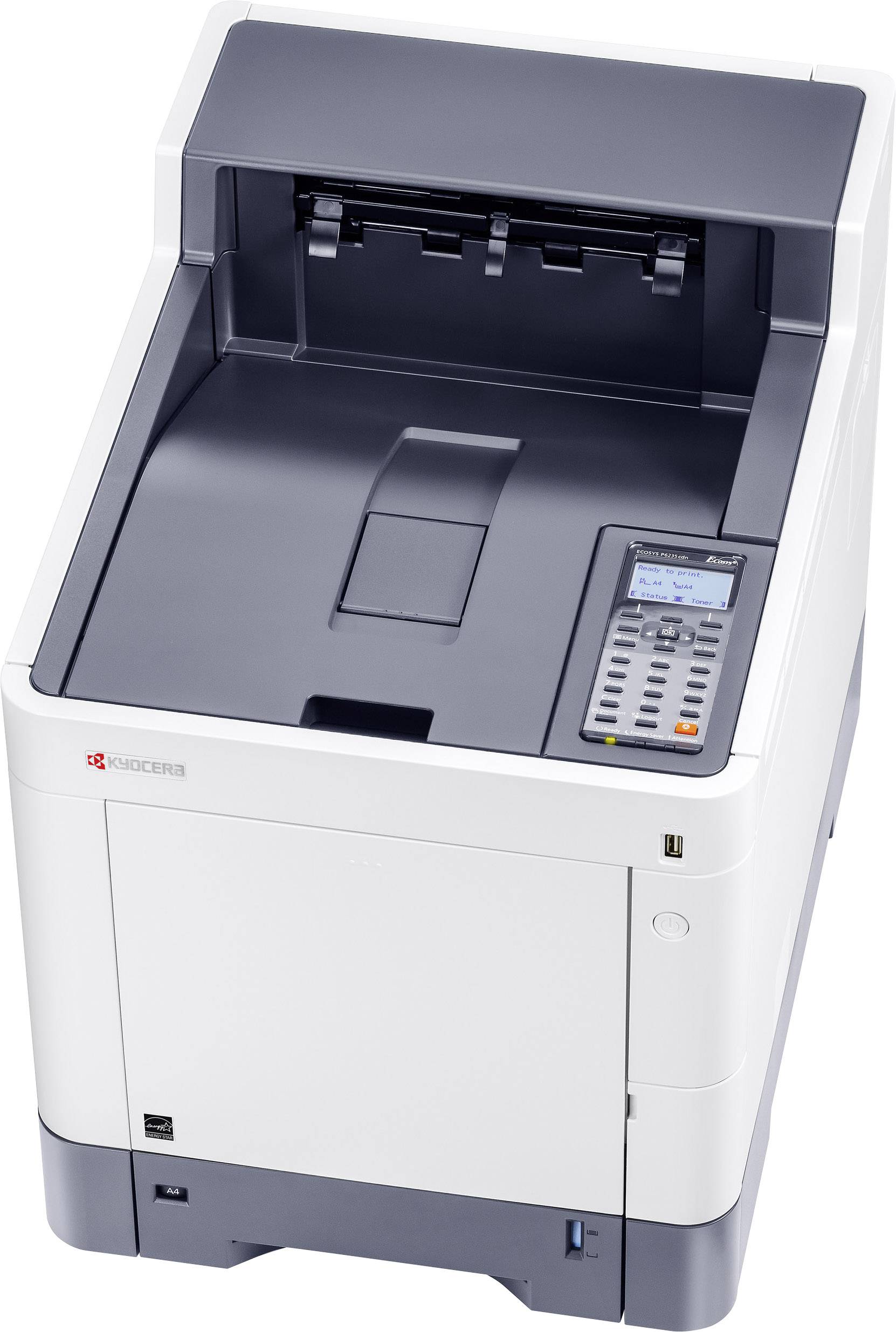 Kyocera ECOSYS P6235cdn Farblaser Drucker A4 35 S./min 35 S./min 9600 x 600 dpi LAN, Duplex