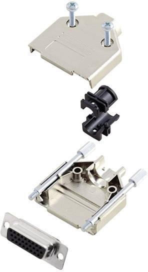 Amphenol L17DTPK-M-15+L77HDA26S D-SUB Buchsenleisten-Set 180 ° Polzahl: 26 Lötkelch 1 St.