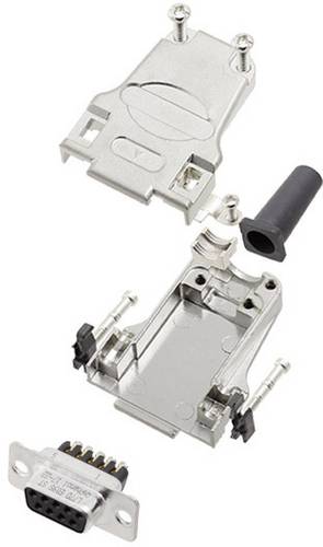 Amphenol L17DTZF25-RG+L77DB25SST D-SUB Buchsenleisten-Set 180 ° Polzahl: 25 Schrauben 1 St.