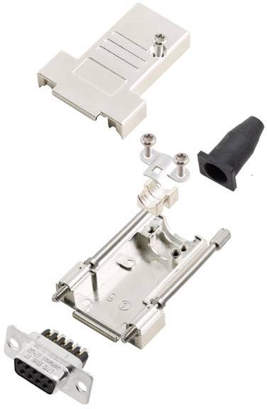 Amphenol L17DTSL25-RG-LJS-T+L77DB25SST D-SUB Buchsenleisten-Set 180° Polzahl: 25 Schrauben 1St.