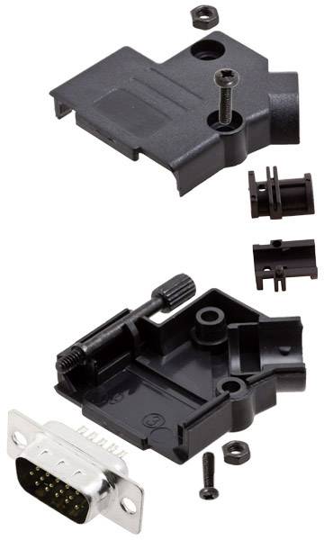 Amphenol L17D45PK-P-15+L717HDA26P D-SUB Stiftleisten-Set 45 ° Polzahl: 26 Lötkelch 1 St.