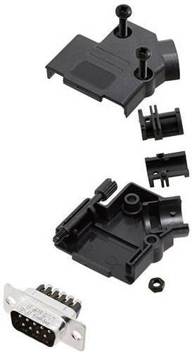 Amphenol L17D45PK-P-25-L717DB25PST D-SUB Stiftleisten-Set 45 ° Polzahl: 25 Schrauben 1 St.