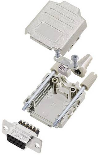 Amphenol L17DPPK15-M+L77DA15SST D-SUB Buchsenleisten-Set 180 ° Polzahl: 15 Schrauben 1 St.